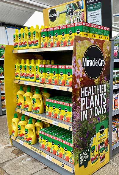 Fertilisers and Lawn Care to purchase at Meadow Grange Garden Centre near Whitstable and Canterbury