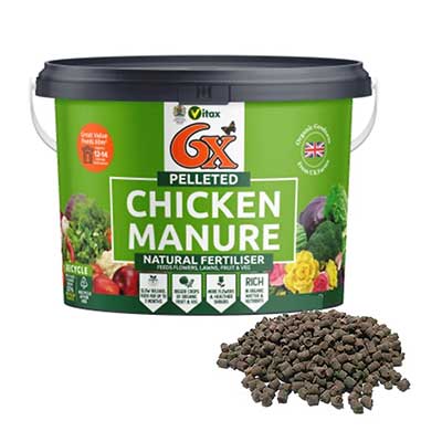 6X Pelleted Chicken Manure 7kg