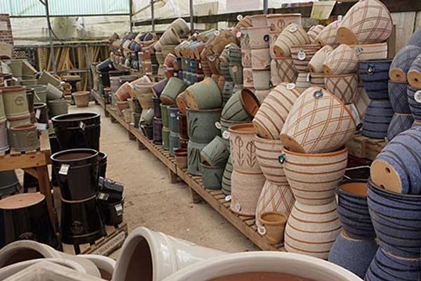 Extensive covered areas at Garden Centre with Farm Shop