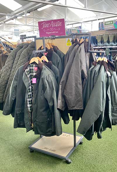 Clothing and Footwear at Meadow Grange near Whitstable and Canterbury
