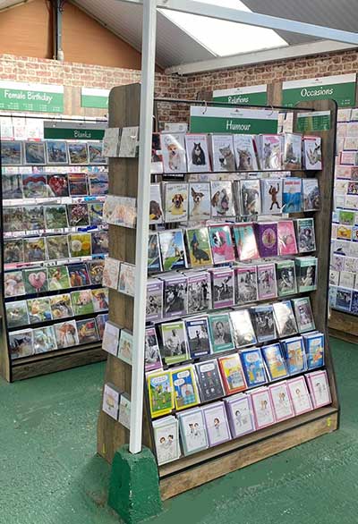 Birthday cards at Meadow Grange Garden Centre  near Whitstable and Canterbury