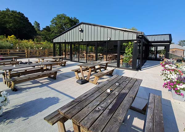 New cafe at Meadow Grange Garden Centre near Canterbury and Whitstable