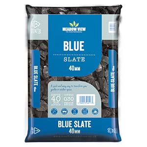 Blue Slate Chippings 40mm