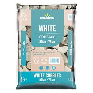 White Cobbles – 50 – 75mm