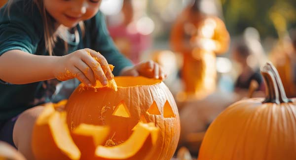 Book a Pumpkin Carving or Decorationg Session this Half Term