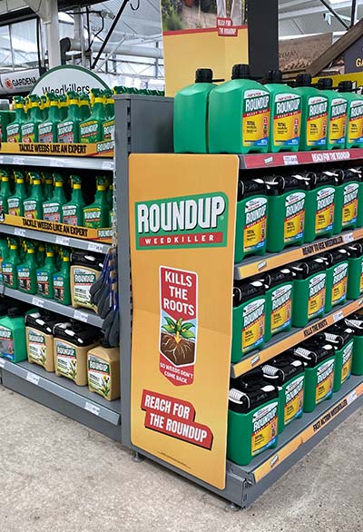 Pesticides & Weedkillers at Meadow Grange near Whitstable and Canterbury