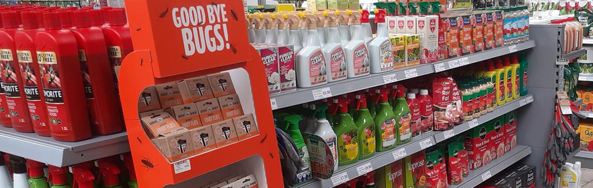 Pesticides & Weedkillers for sale at Meadow Grange Garden Centre near Canterbury