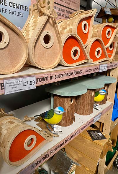 Bird Food at Meadow Grange Garden Centre near Whitstable and Canterbury
